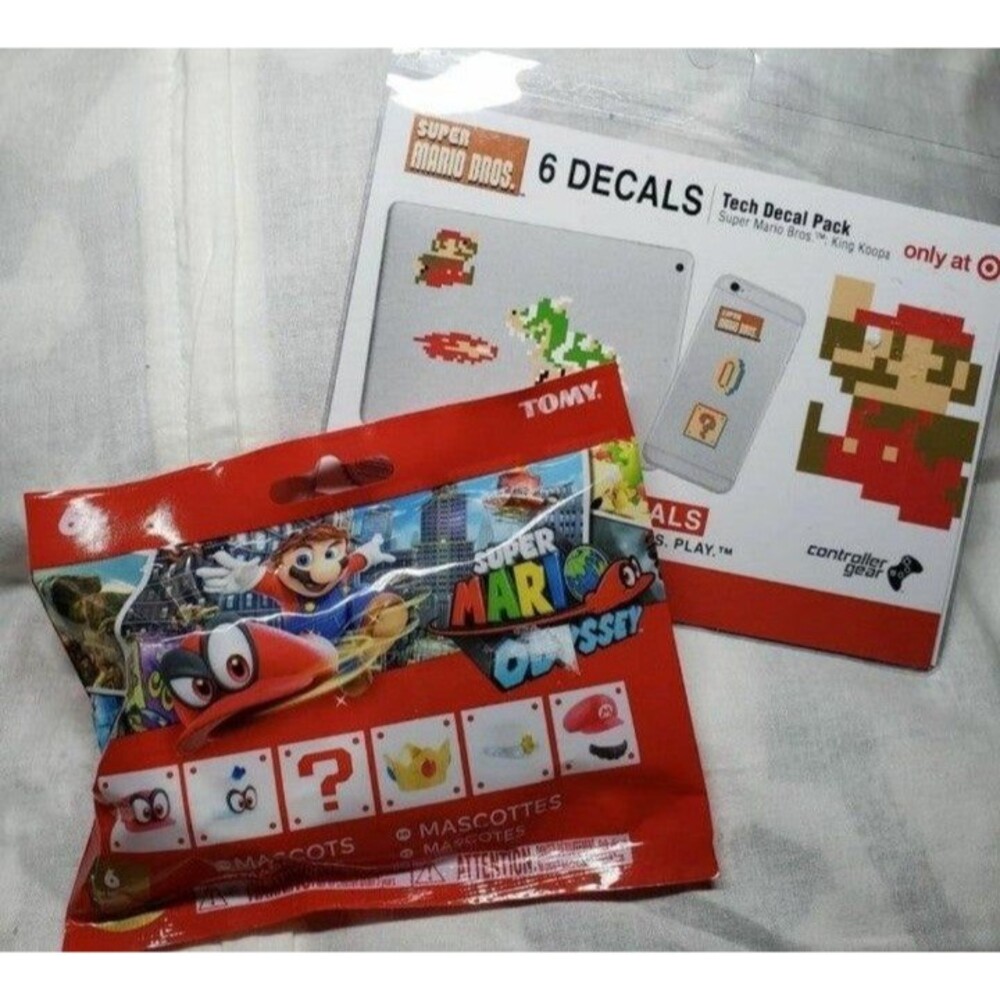 Super mario odyssey bros decals